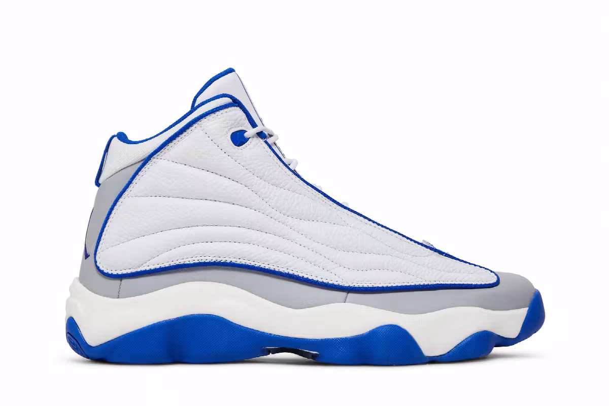 Air Jordan Pro Strong White Hyper Royal, view 2