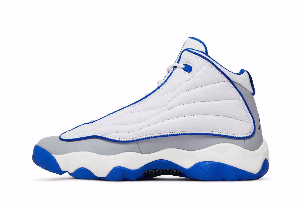 Air Jordan Pro Strong White Hyper Royal, view 4