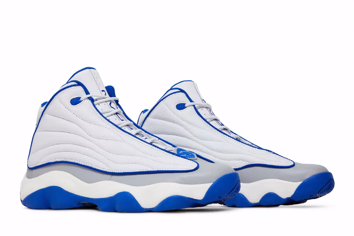 Air Jordan Pro Strong White Hyper Royal, view 9
