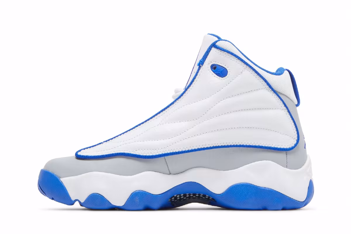 Air Jordan Pro Strong GS White Hyper Royal, view 4