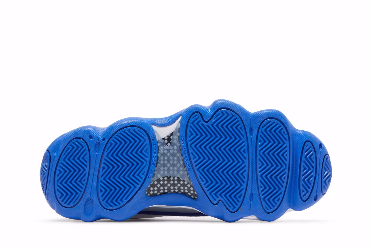 Air Jordan Pro Strong GS White Hyper Royal, view 5