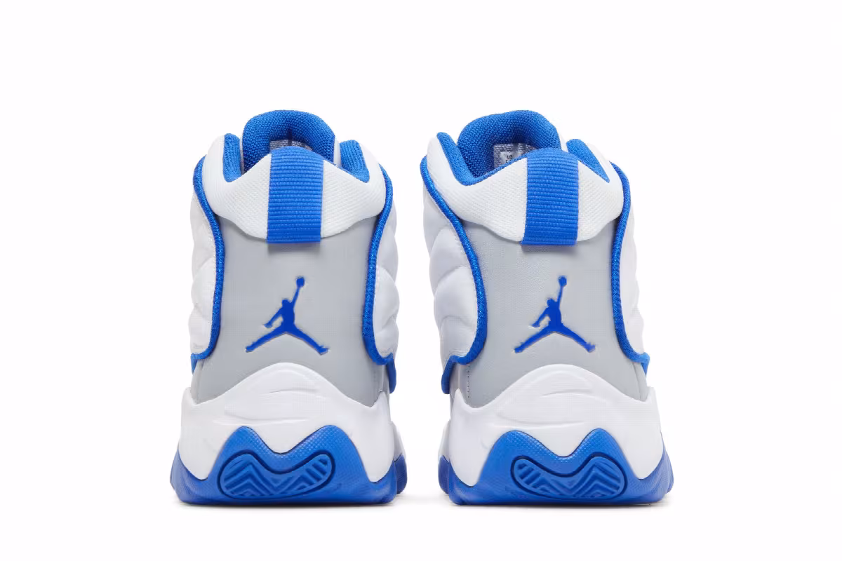 Air Jordan Pro Strong GS White Hyper Royal, view 7