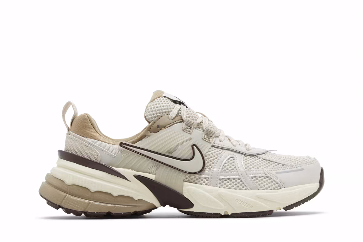 Nike Women's V2K Run Light Orewood Brown, view 2