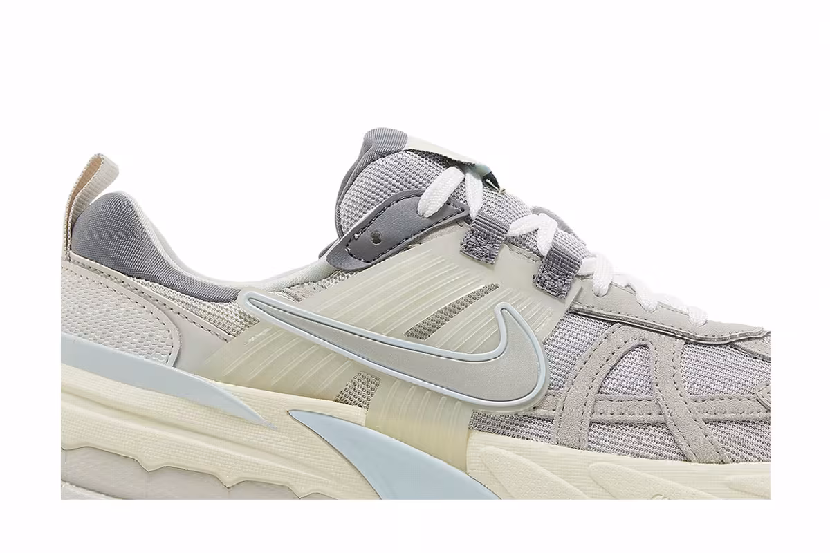 Nike Women's V2K Run Light Bone Iron Ore, view 3