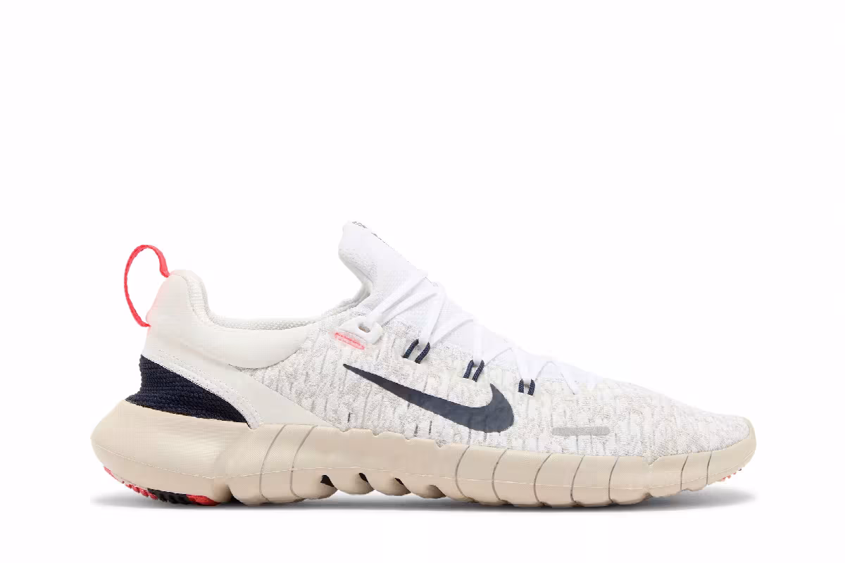 Nike Free Run 5.0 White Obsidian, view 2