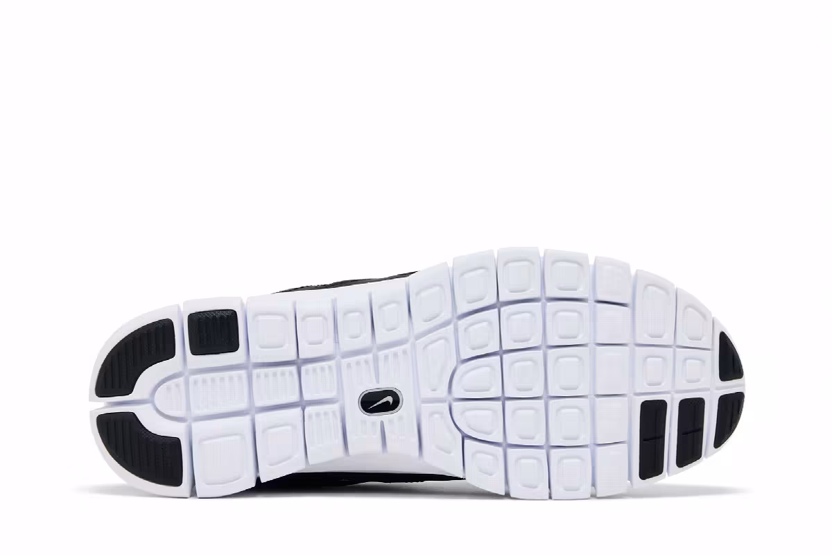 Nike Free Run 2 Black White, view 5
