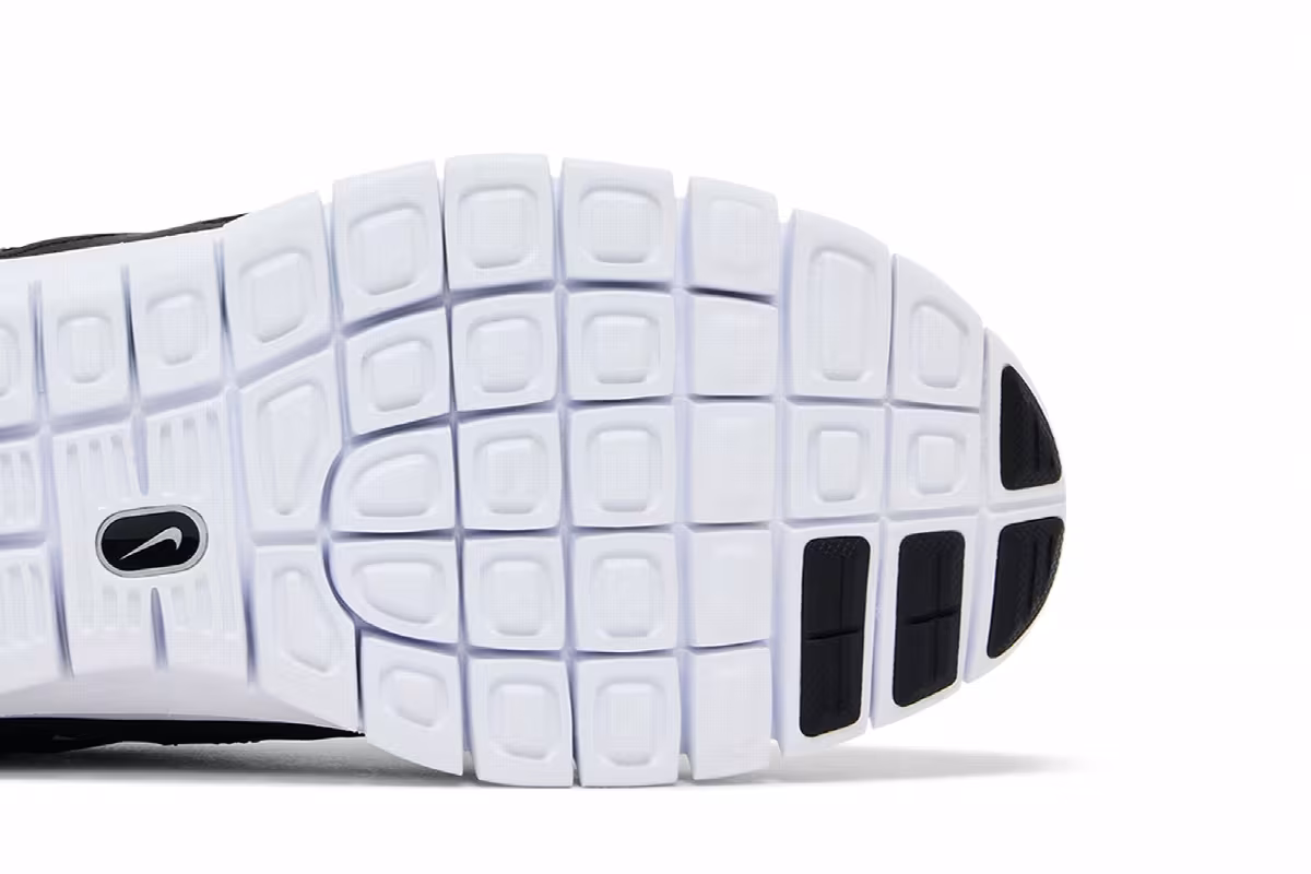 Nike Free Run 2 Black White, view 6