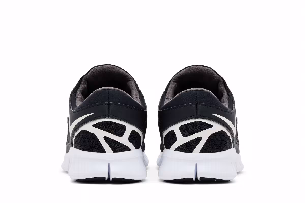 Nike Free Run 2 Black White, view 7