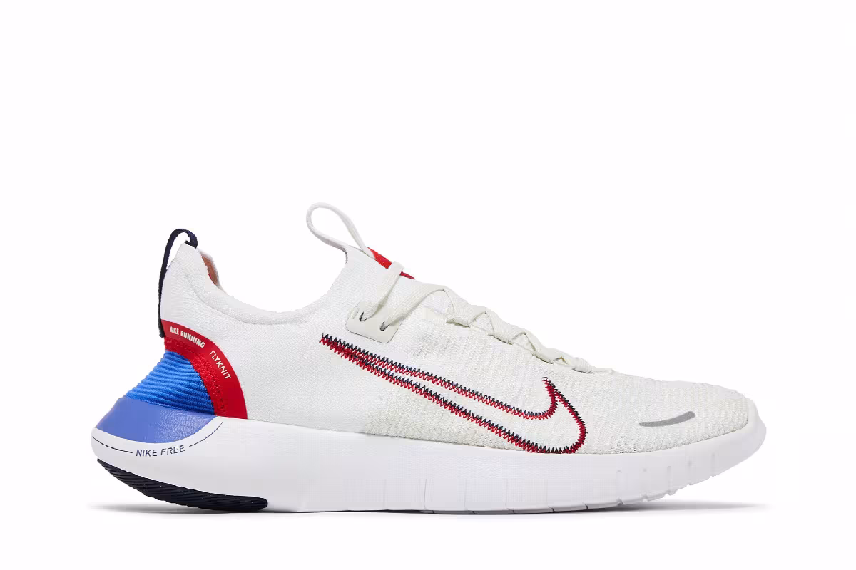 Nike Free RN Next Nature White University Red, view 2