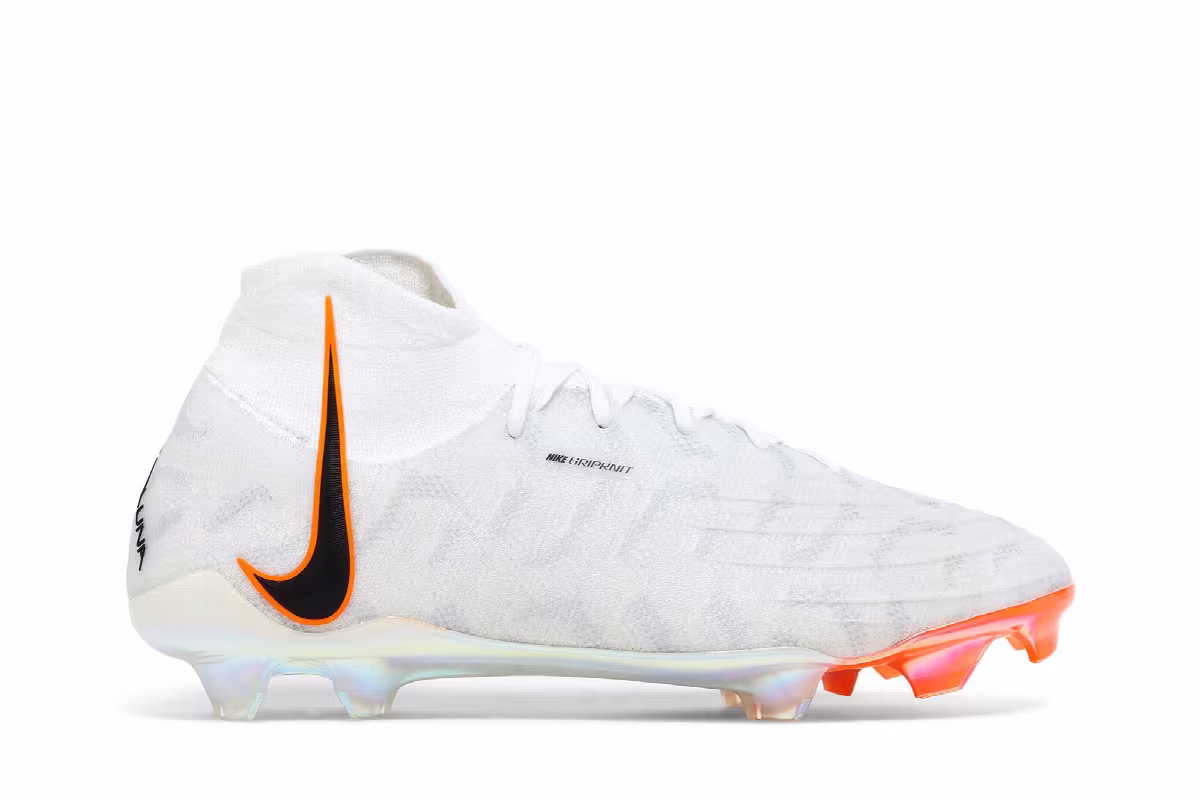 Nike Women's Phantom Luna Elite FG White Total Orange, view 2