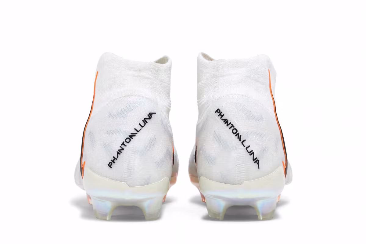 Nike Women's Phantom Luna Elite FG White Total Orange, view 7