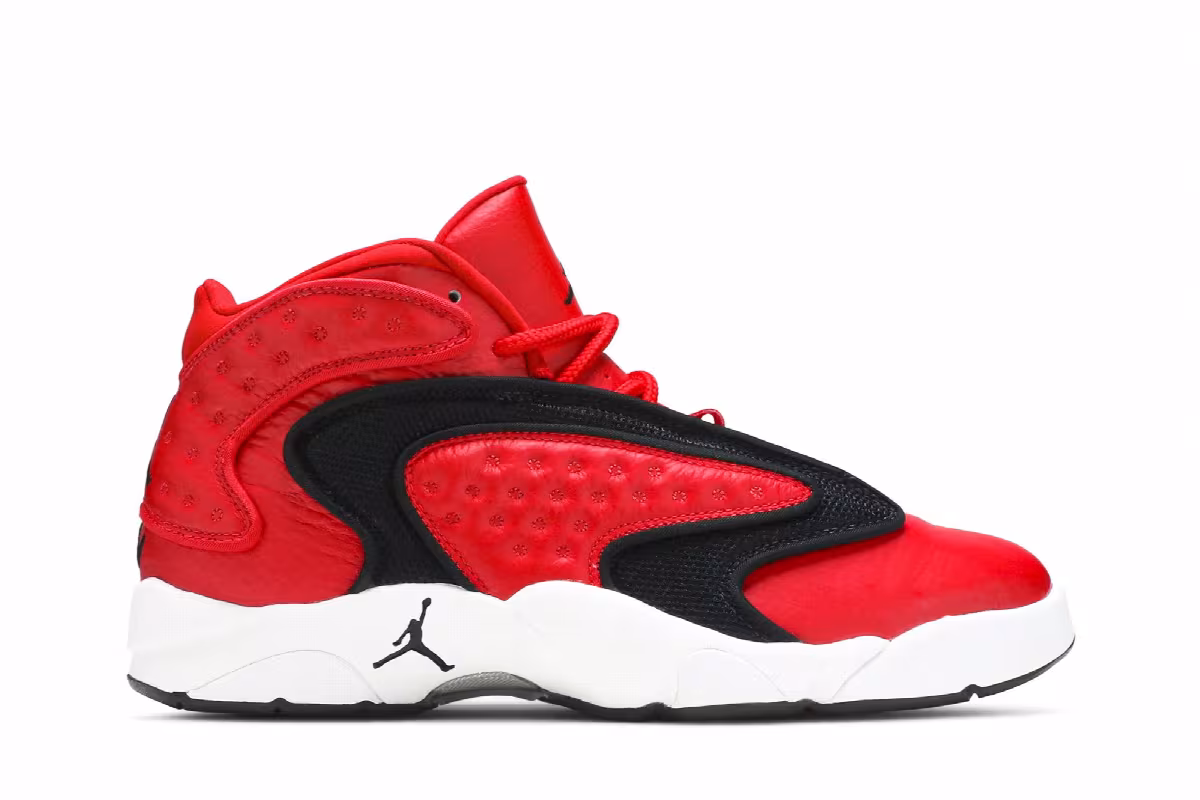 Women's Air Jordan OG University Red, view 2