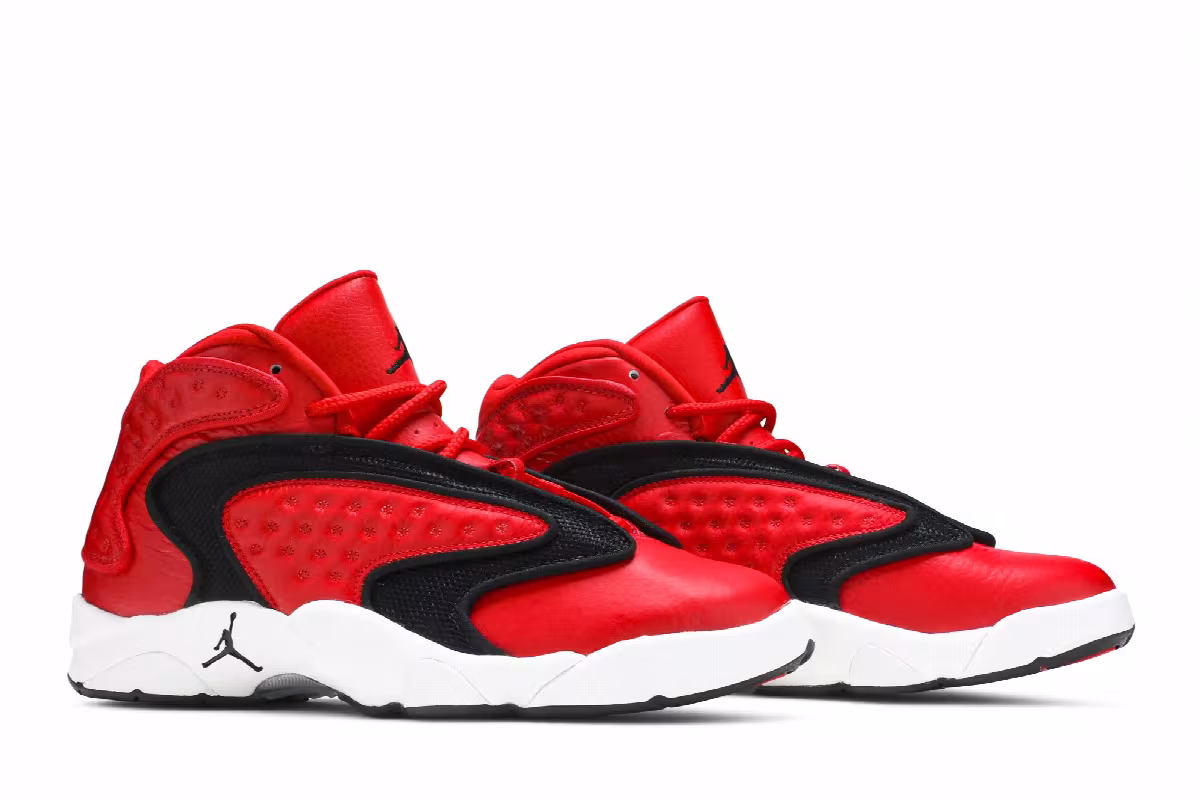 Women's Air Jordan OG University Red, view 9