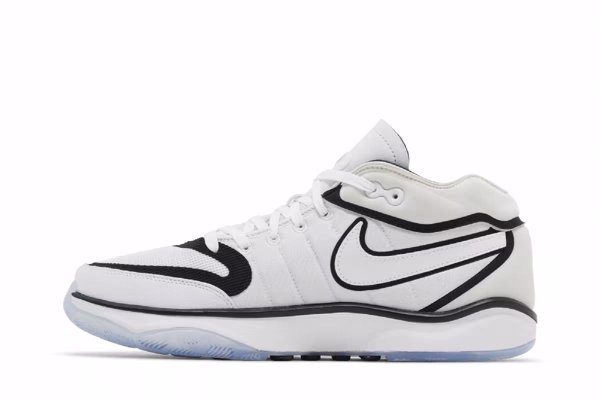 Nike Air Zoom GT Hustle 2 White Black, view 4