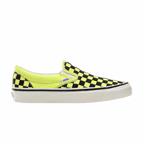 Vans Classic Slip-On 98 DX 'Anaheim Factory - Yellow Neon Checkerboard'
