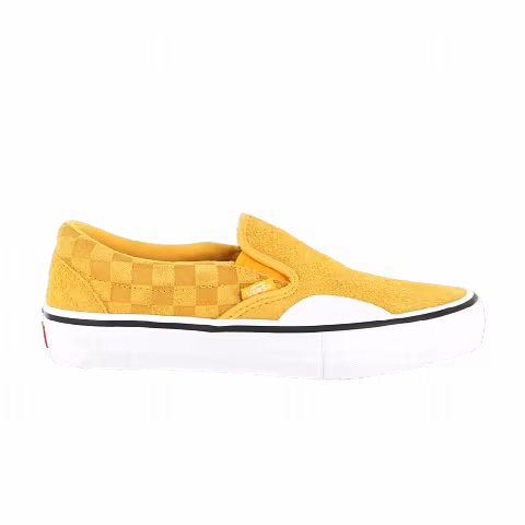 Vans Slip-On Pro 'Hairy Suede - Banana Checker'