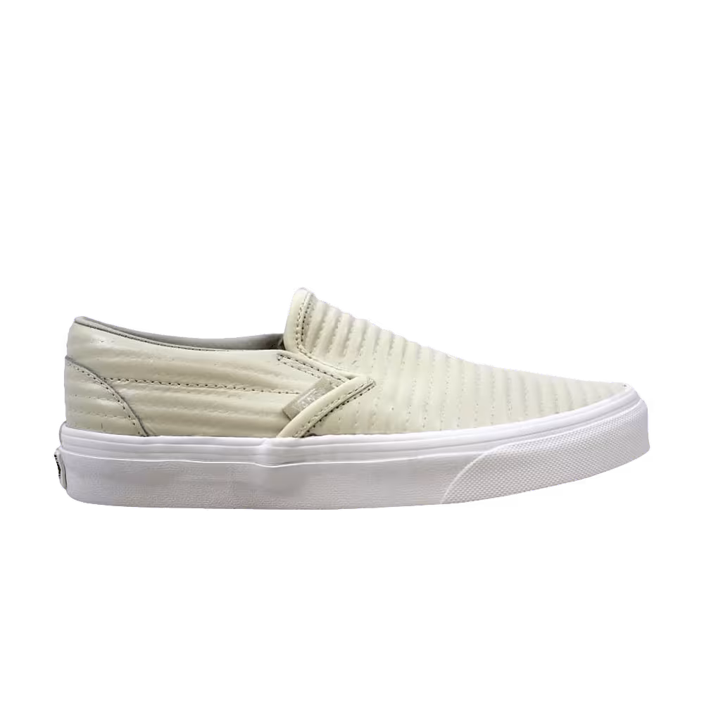 Vans Classic Slip-On Moto Leather Birch