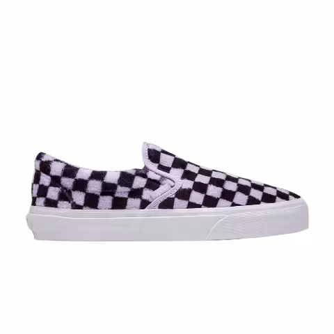 Vans Classic Slip-On 'Furry Checkerboard - Pastel Lilac'