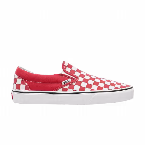 Vans Classic Slip-On 'Checkerboard - Crimson'