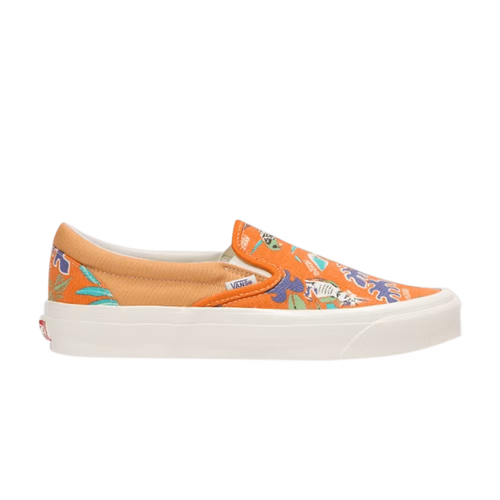 Vans OG Classic Slip-On LX Parrot Hawaiian - Persimmon
