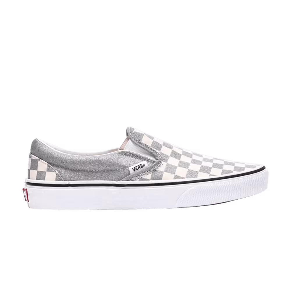 Vans Classic Slip-On Checkerboard - Silver