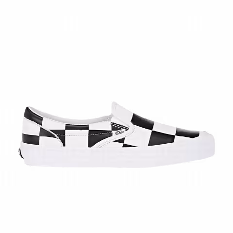 Barneys New York x Vans Classic Slip-On Kids 'Checker - White Black'