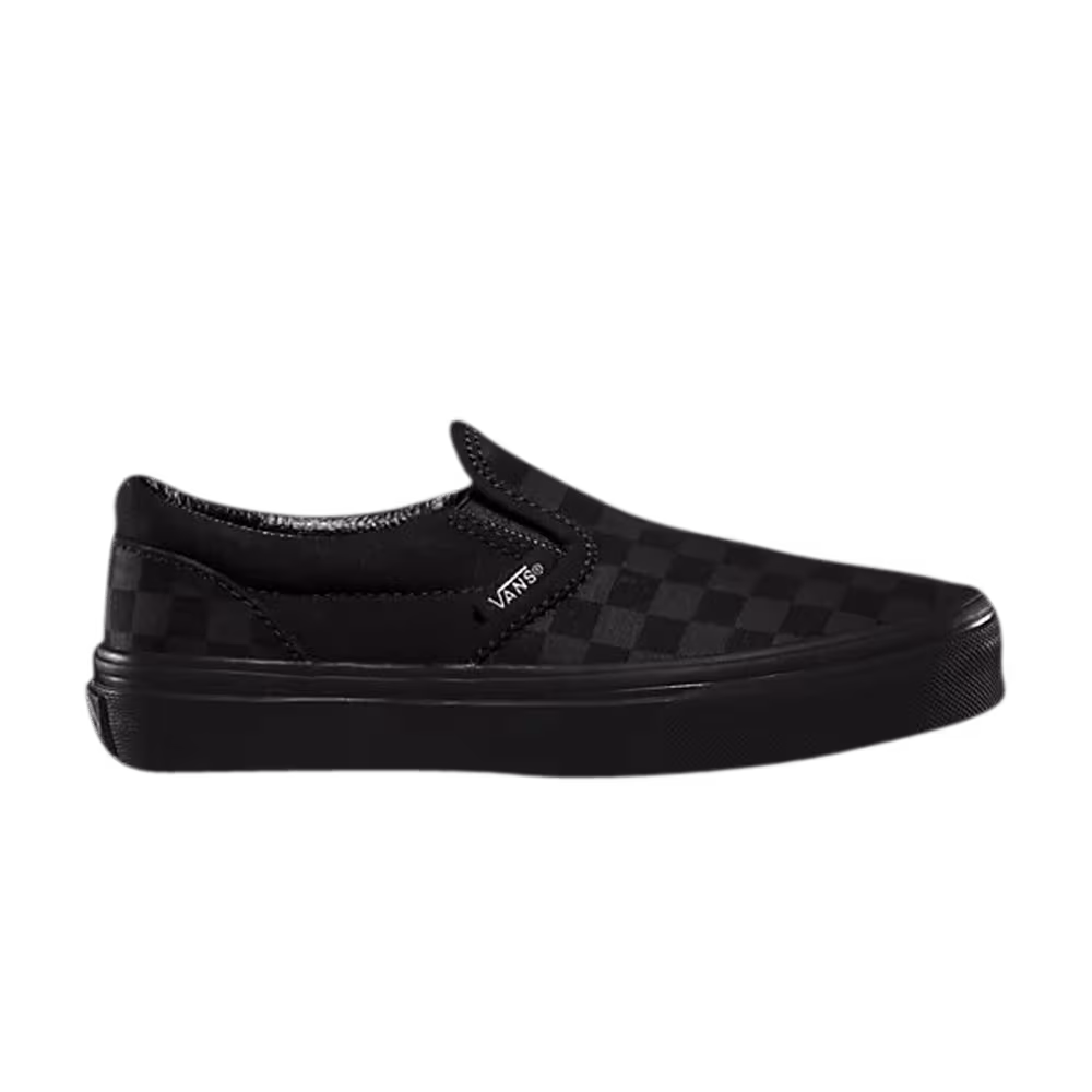 Vans Classic Slip-On Kids Checkerboard - Mono Black