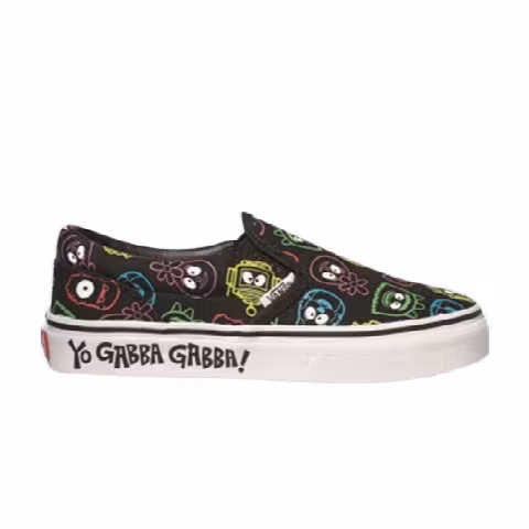 Yo Gabba Gabba x Vans Classic Slip-on Kids 'Multi Face Black'