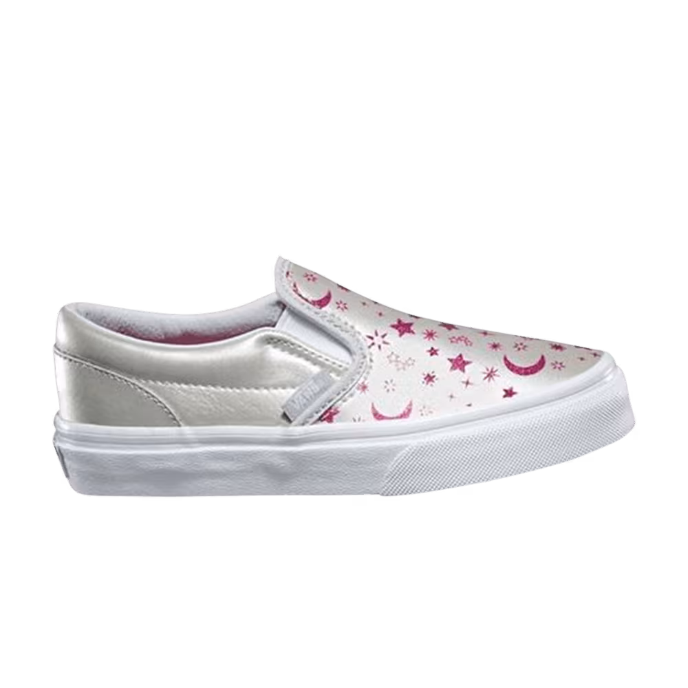 Vans Classic Slip-On Kids Star Glitter