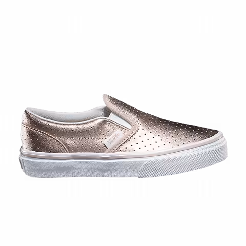 Vans Classic Slip-On Kids 'Perf Leather - Rose Gold'