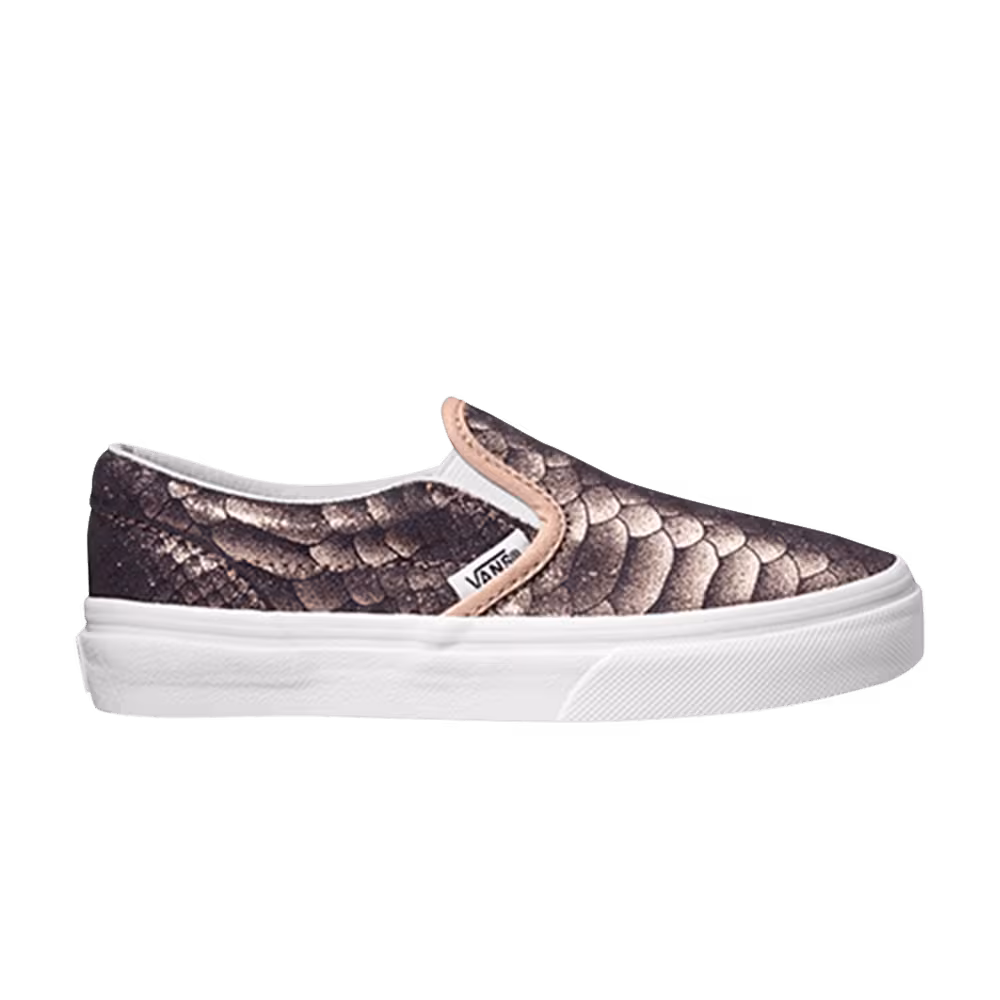 Vans Classic Slip-On Kids Metallic Snake