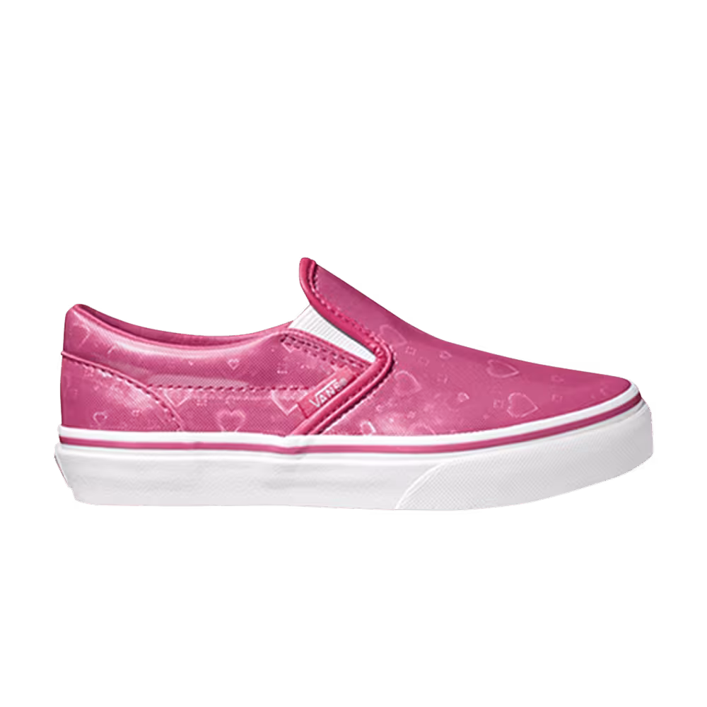 Vans Classic Slip-On Kids Holo Hearts