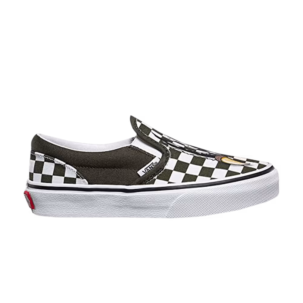 Vans Classic Slip-On Kids Checkerboard - Dino