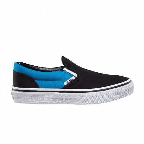 Vans Classic Slip-On Kids 'Black Vivid Blue'
