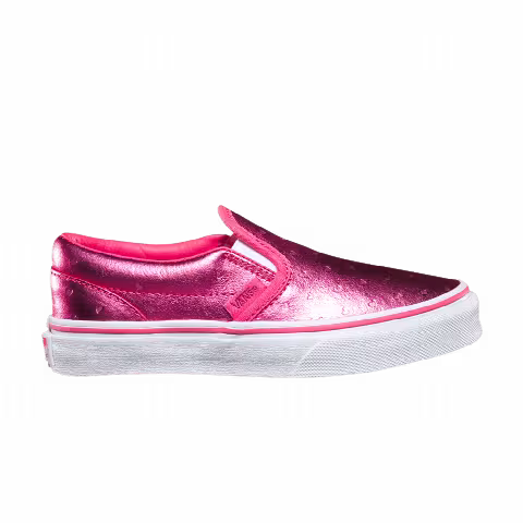 Vans Classic Slip-On Kids 'Metallic Hearts'