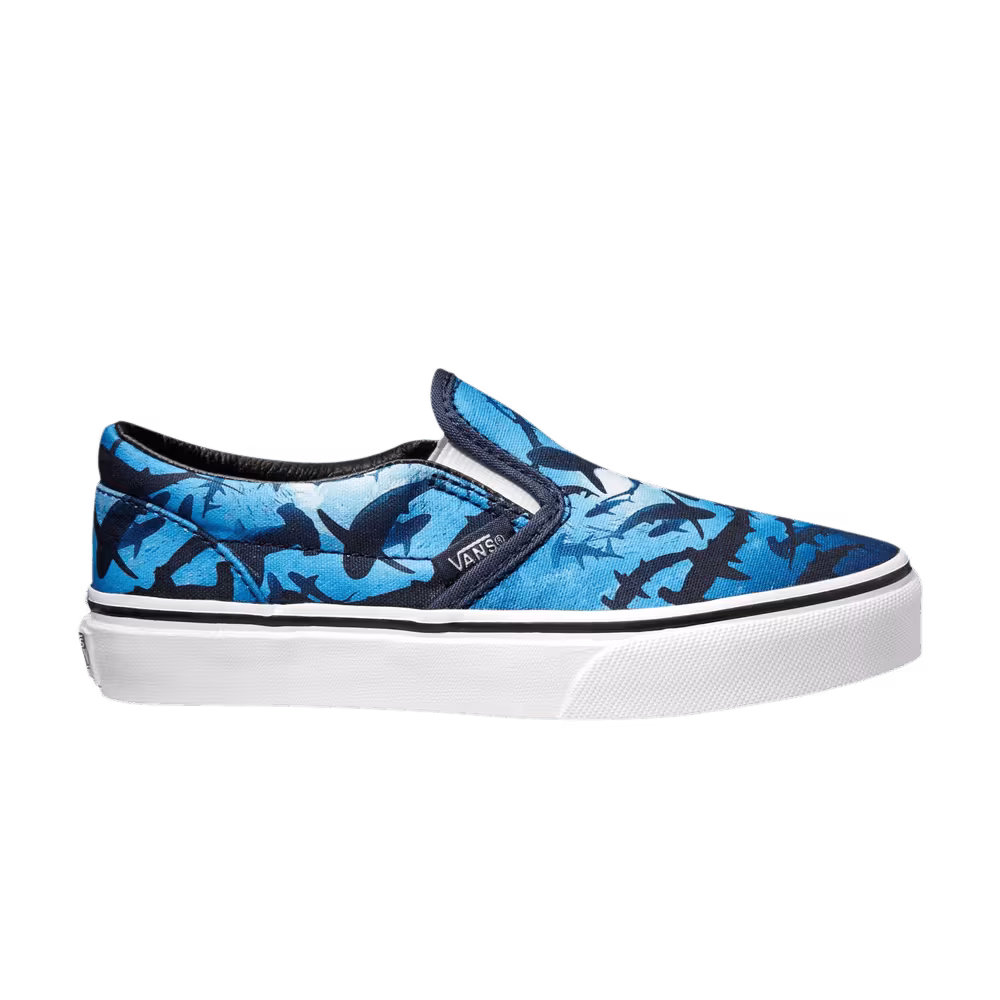 Vans Classic Slip-On Kids Digi Shark