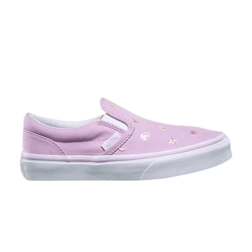 Vans Classic Slip-On Kids Charms - Orchid Bouquet