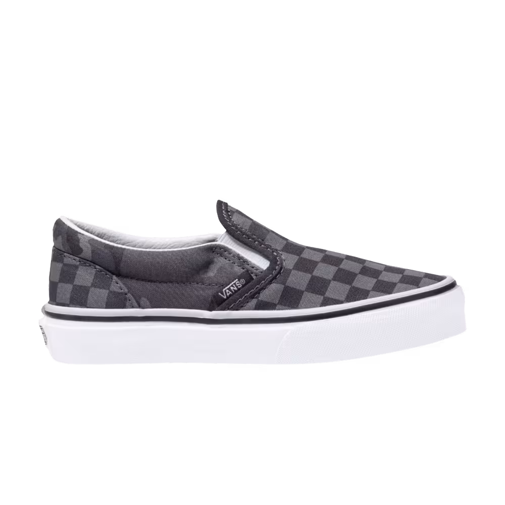 Vans Classic Slip-On Kids Tonal Checkerboard - Obsidian Camo
