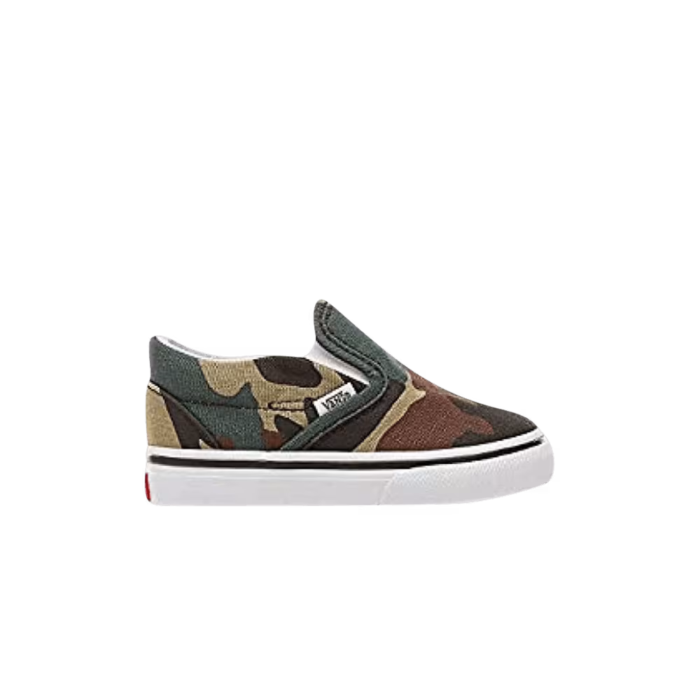 Vans Classic Slip-On Toddler Woodland Camo