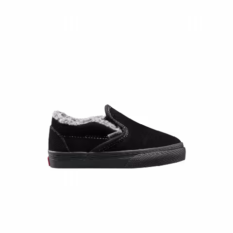 Vans Classic Slip-On Toddler 'Sherpa - Black'