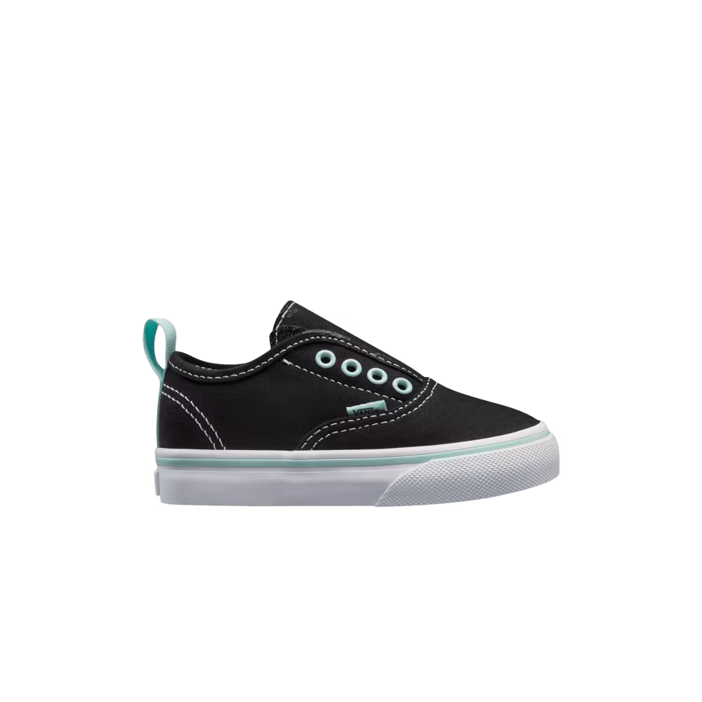 Vans Classic Slip-On Toddler Black Vivid Blue