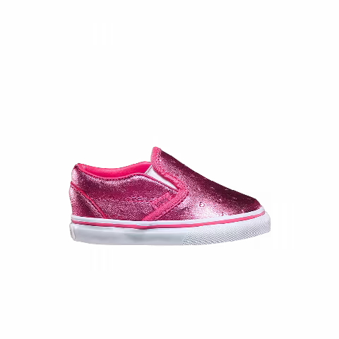 Vans Classic Slip-On Toddler 'Metallic Hearts'