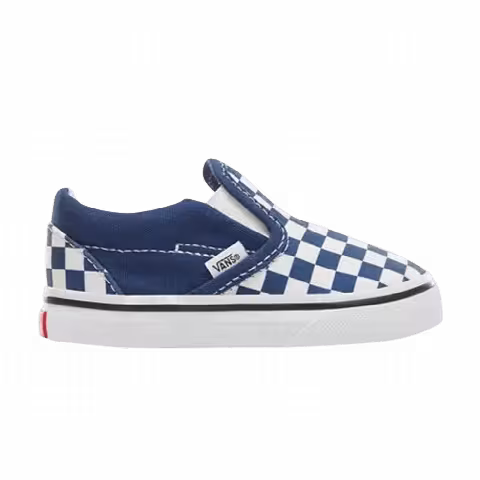 Vans Classic Slip-On Toddler 'Checkerboard - Estate Blue'