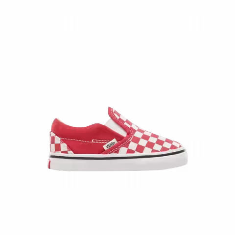 Vans Classic Slip-On Toddler 'Checkerboard - Crimson'