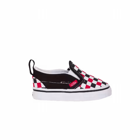 Vans Classic Slip-On V Toddler 'Checkerboard - Racing Red'