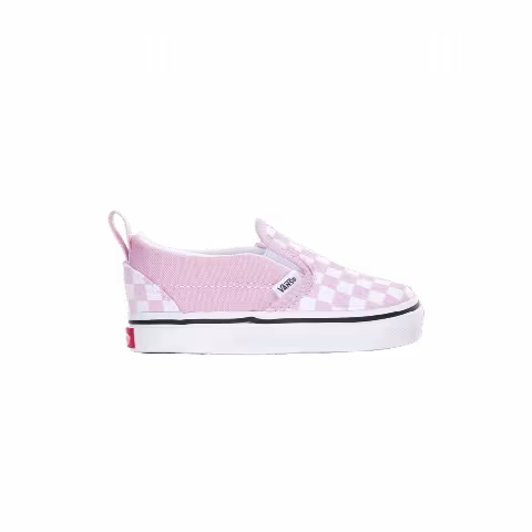 Vans Slip-On V Toddler 'Lilac Checkerboard'