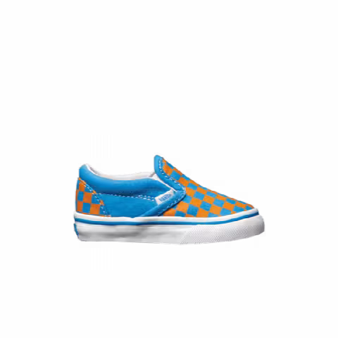 Vans Classic Slip-on Checkerboard Toddler 'Orange'