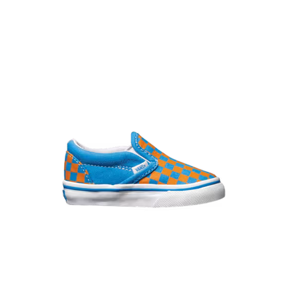 Vans Classic Slip-on Checkerboard Toddler Orange