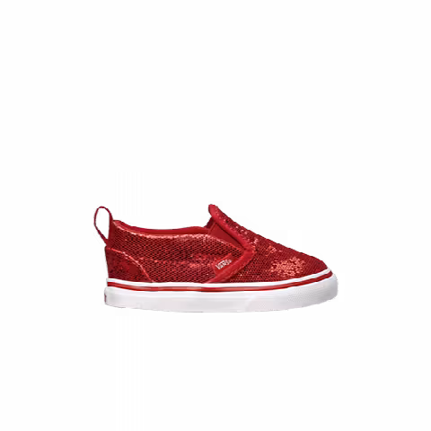 Vans Slip-on Toddler 'Glitter Red'