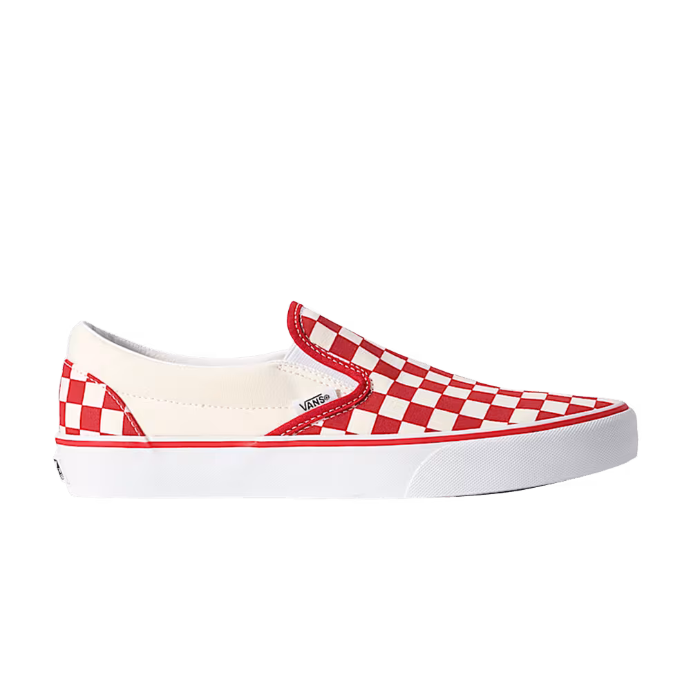 Vans Premium Classic Slip-On White Red